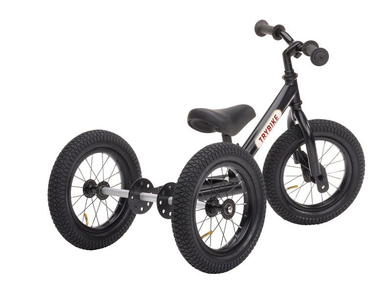 Trybike | Tricicleta Vintage din Otel Fara Pedale | Negru